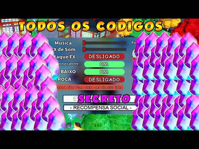 NOVOS CODIGOS DE GEMAS + BUG MOBILE NO ALL STAR TOWER DEFENSE