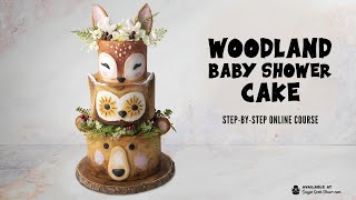 Woodland Baby Shower Cake Tutorial (only on sugargeekshow.com) by Sugar Geek Show 8,368 views 1 year ago 27 seconds