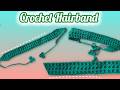 "Beginner Friendly 😊 Crochet Hairband Tutorial/ Very easy ❗❗"