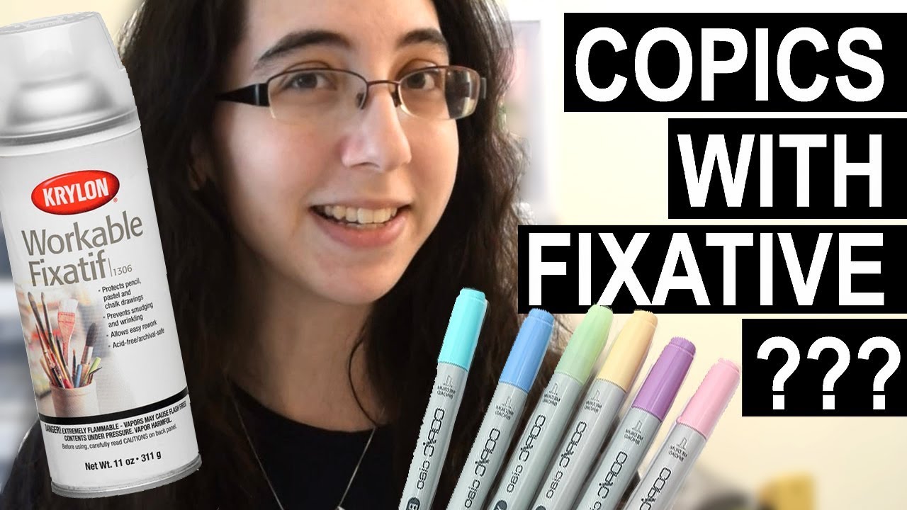 Copic Markers + Fixative? (And other marker brands!) 