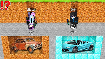 Rs1 vs Rs1,00,000 Expensive Car Mining Challenge in Minecraft!