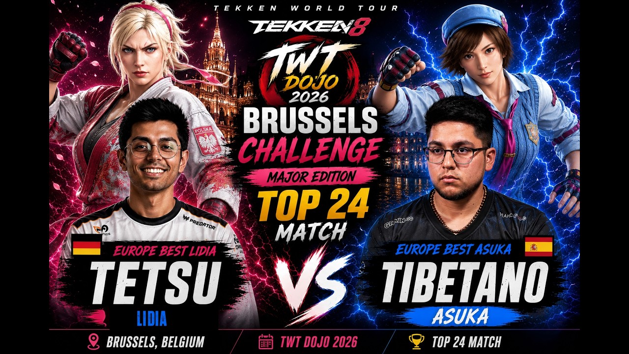 Brussels TWT DOJO 2026 🔥 Tetsu (Lidia) vs Tibetano (Asuka Kazama