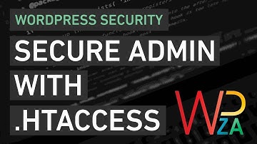 Secure the wp-admin with .htaccess file - Advanced Security - WordPress Maintenance