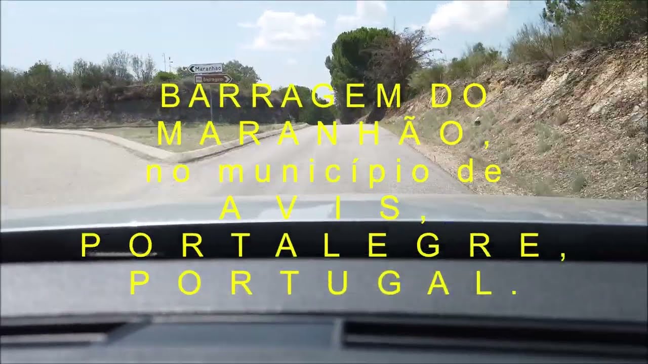 Barragem do Maranhão, no município de Avis, Portalegre, Portugal, U.E.