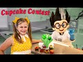 Assistant has a cupcake Contest with Gabby Gabby and PJ Masks Romeo