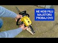 motorka neće da upali uradi ovo - motorna pila