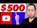 How To Make 500 Dollars a Day on YouTube (NOT What You Think)
