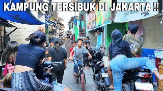 KAMPUNG YANG BEGITU SIBUK DI JAKARTA DAN RAMAI SEKALI DISORE HARI ! | real life in jakarta