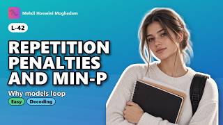 L-42: Repetition penalties and min-p – Fix LLM Loops: Sampling #LLM #Decoding