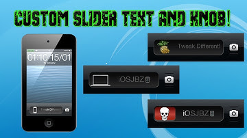 How To Customize "Slide To Unlock" Text and Change Slider Knob + More - Working On iOS 6.1.2 & Below