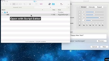 Set Date and Time to Run AppleScript Free on Mac
