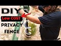 How we are building a PRIVACY FENCE for practically NO COST! / Massive WATTLE FENCE build!