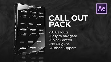 Callout Pack : (Motion Gallery) After effects template