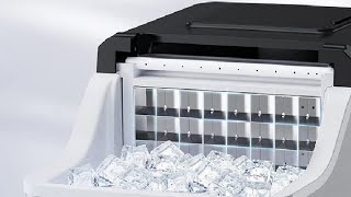 Ecozy EZ-IM-SS440A-USSV0 Countertop Ice Maker, 44lbs per Day 