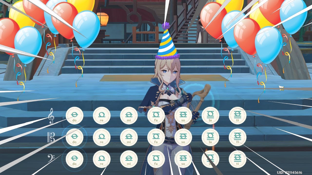 Play Happy Birthday with Windsong Lyre (send this to your friend