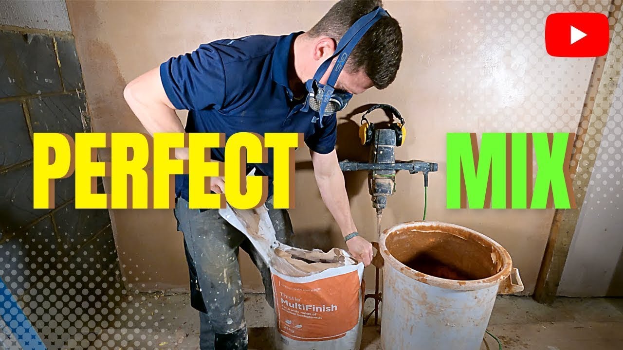 How to: mix plaster correctly 