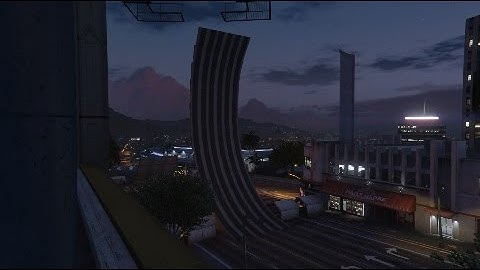 GTA V   [Custom Race]   Half Loop Mega Ramp PS4
