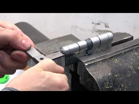 как открыть замок вскрытие цилиндра секурема к22 Securemme К22 сайт ...