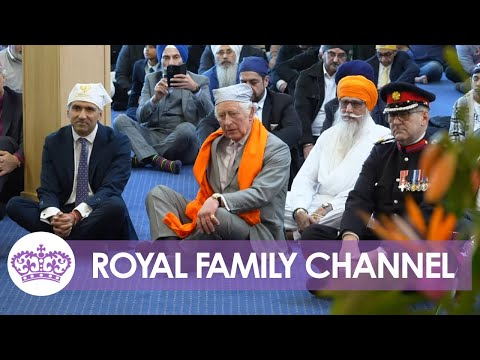 King charles visits guru nanak gurdwara