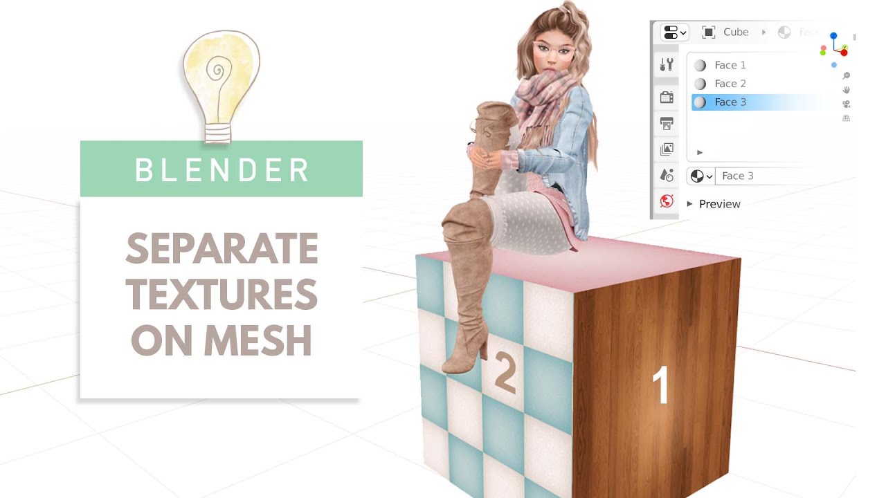 { Creating for SL } Blender | Separate Textures for Mesh - YouTube