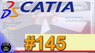 01-145 CATIA v5 TUTORIAL surface design: ( Rough Offset )