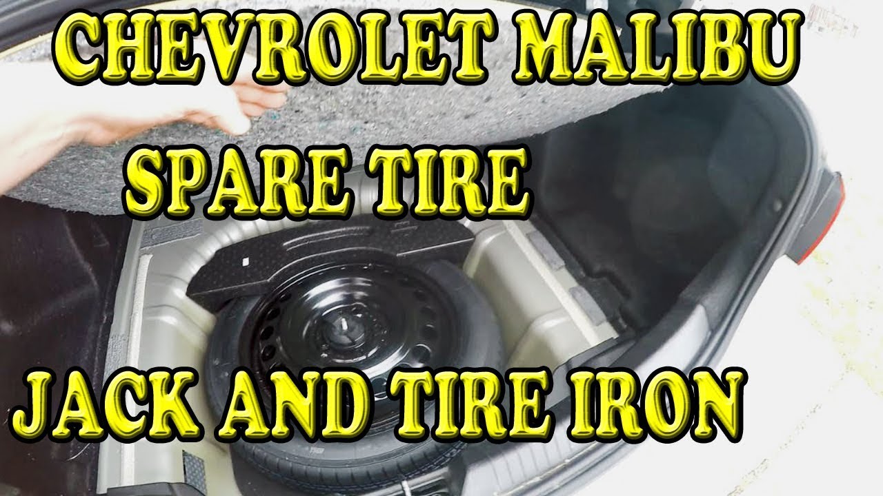 Chevrolet Malibu Where is my Spare Tire Jack and Tire Iron - YouTube