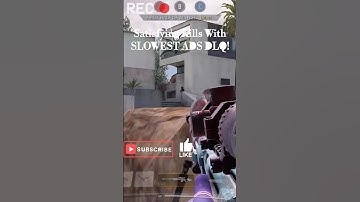 Quick Scoping With The SLOWEST DLQ Sniper Gunsmith in #CODM