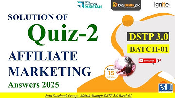 affiliate marketing quiz 2 dgiskills 2025 | DSTP 3.0 Batch 01