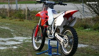 Honda CR250R 2-Stroke 1995 First Start After (NEW ENGINE)