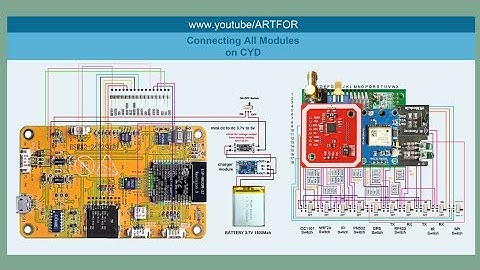 1.Schematics, Switches and Wiring Connection - Connect All Modules on CYD Launcher