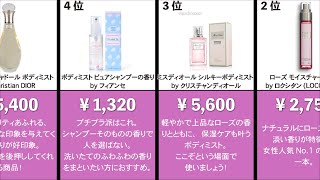 【最新モテグッズ】女子におすすめの人気ボディミストランキング