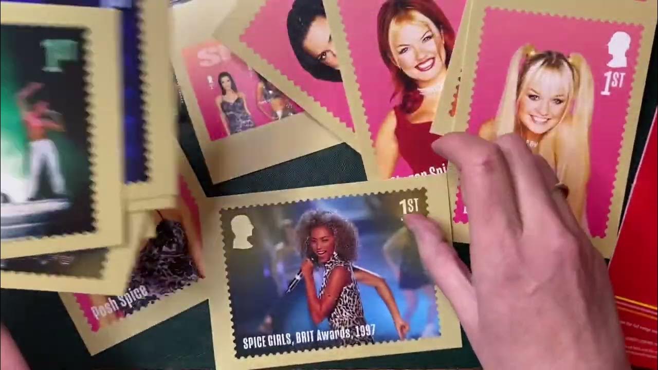 Spice Girls Royal Mail Special Stamp Release January 11th 2024 YouTube