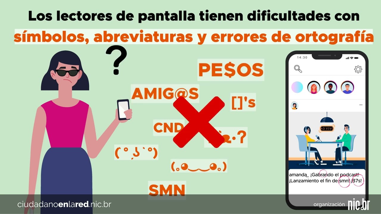 Producir contenido accesible