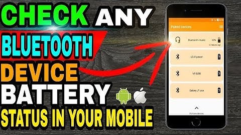 How to Know Any🔥 BLuetooth Device Battery Level 🔥in ANY ANDROID MOBILE😎