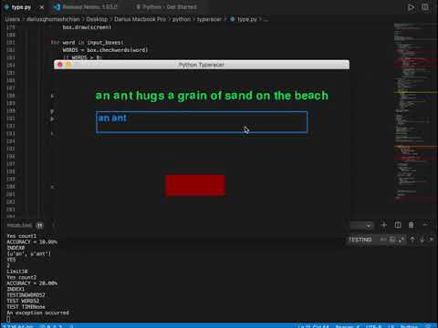 Python Typeracer