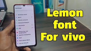 Lemon fomt for free apply on any vivo screenshot 1