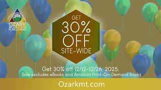 Last Savings Of 2025 SALE
2025 is wrapping up fast; don’t miss your last chance to save! Get 30% off all eligible products now through December 26th, 2025. Sale excludes eBooks and Amazon Print-On-Demand books!
Shop here: https://ozarkmt.com/
FOLLOW US ON:
Facebook: https://www.facebook.com/OzarkMtnPub
Twitter: https://twitter.com/ozarkmtnpub
Instagram: https://www.instagram.com/ozarkmtpub
Website: https://ozarkmt.com/
ASSOCIATED LINKS:
Quantum Healing Hypnosis Academy: https://www.qhhtofficial.com
Dolores Cannon: https://dolorescannon.com
The Metaphysical Hour: https://bbsradio.com/themetaphysicalhour Last Savings Of 2025 SALE