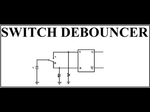 Switch Debouncer : Application of SR Latch - YouTube sr circuit diagram 