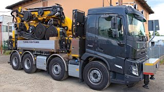 Volvo FMX500 8x4  Effer 1855L  Torre Montaggi