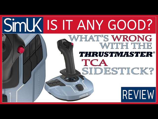 Thrustmaster TCA Officer Pack Airbus Edition: Ergonomic replicas of The  World-Famous Airbus sidestick and Throttle Quadrant - Compatible with PC
