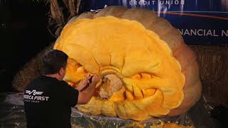 America First Credit Union | Giant Pumpkin Carve 2017