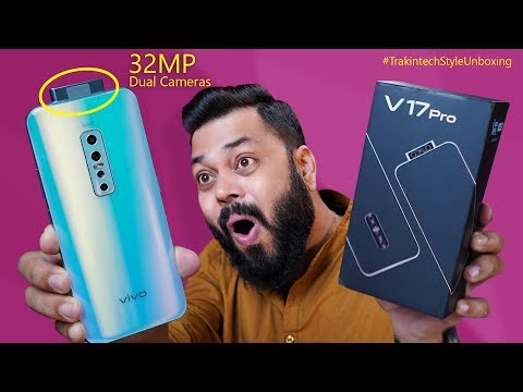 vivo V17 Pro ان باکسنگ اور پہلے تاثرات ⚡⚡⚡ 32mp ڈوئل پاپ اپ سیلفی اور 48mp کواڈ کیمرہ اچھائی!!