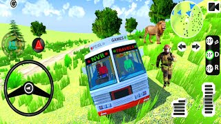 Bus Driving Simulator Game 🎯 Extreme Offroad Bus driver simulation - Android Gameplay screenshot 5