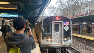 MTA NYC Subway | R160B (Q) Train Arriving At Prospect Park! (w/ akgmatt)