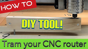 How To Tram Your CNC Router without expensive tools Shapeoko