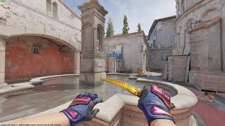 CS2 Flip knife tiger tooth Specialist gloves fade BS