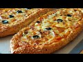 قوارب البيزا التركية بعجينة قطنية و هشة لا تفوتكم/#Pizza turque#Rrecette _facile