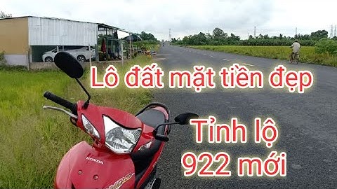 (Đã bán) Bán Đất Mặt Tiền Tỉnh Lộ 922, Giá 1 Tỷ 550 Triệu/1000m2, Thới Lai, Cần Thơ @nhadatcanthomientay