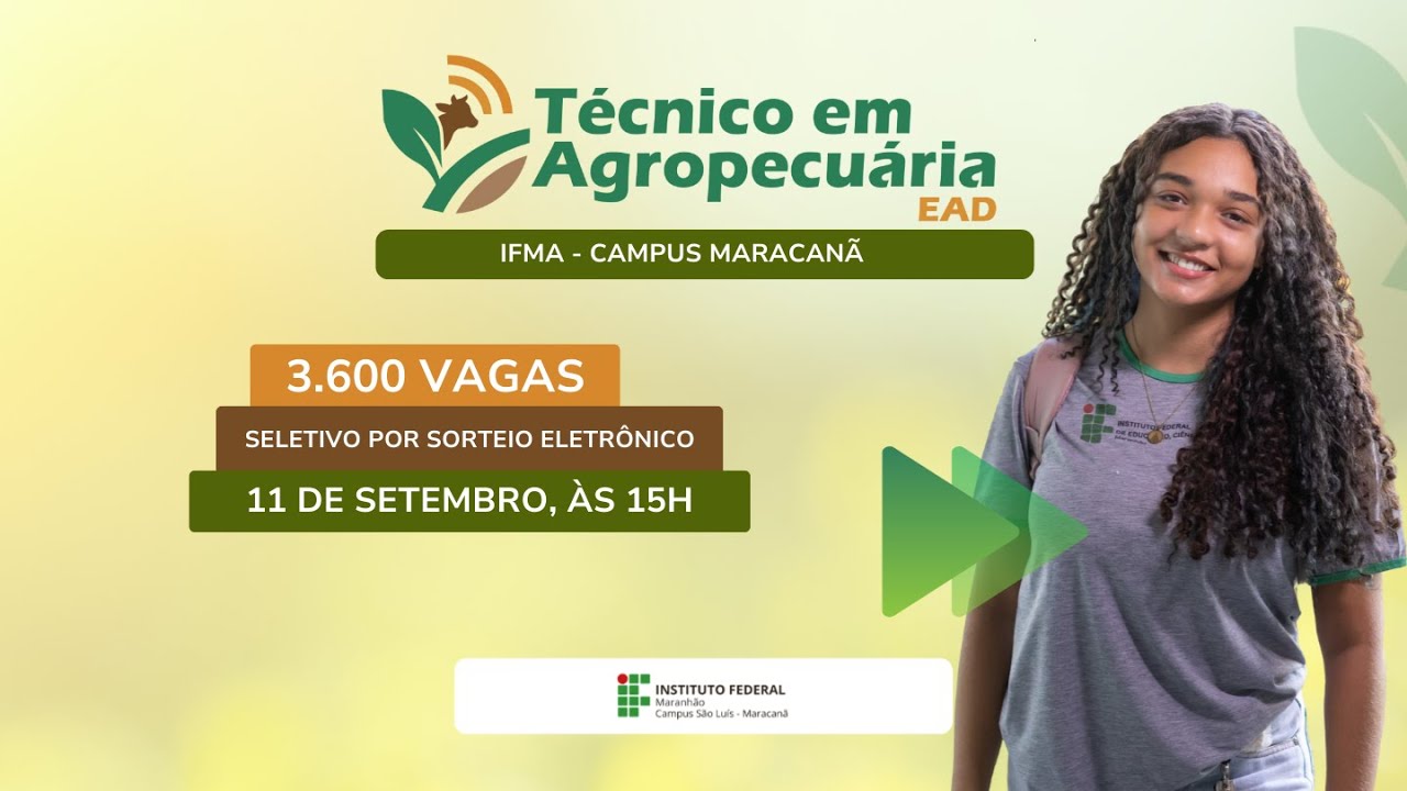 Sorteio Eletrônico das Vagas do Curso Técnico em Agropecuária EaD - YouTube