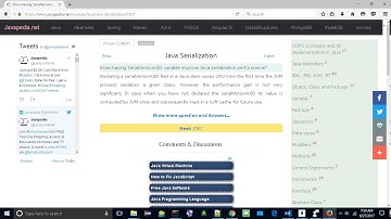 Does having SerialVersionUID variable improve Java serialization performance? | javapedia.net